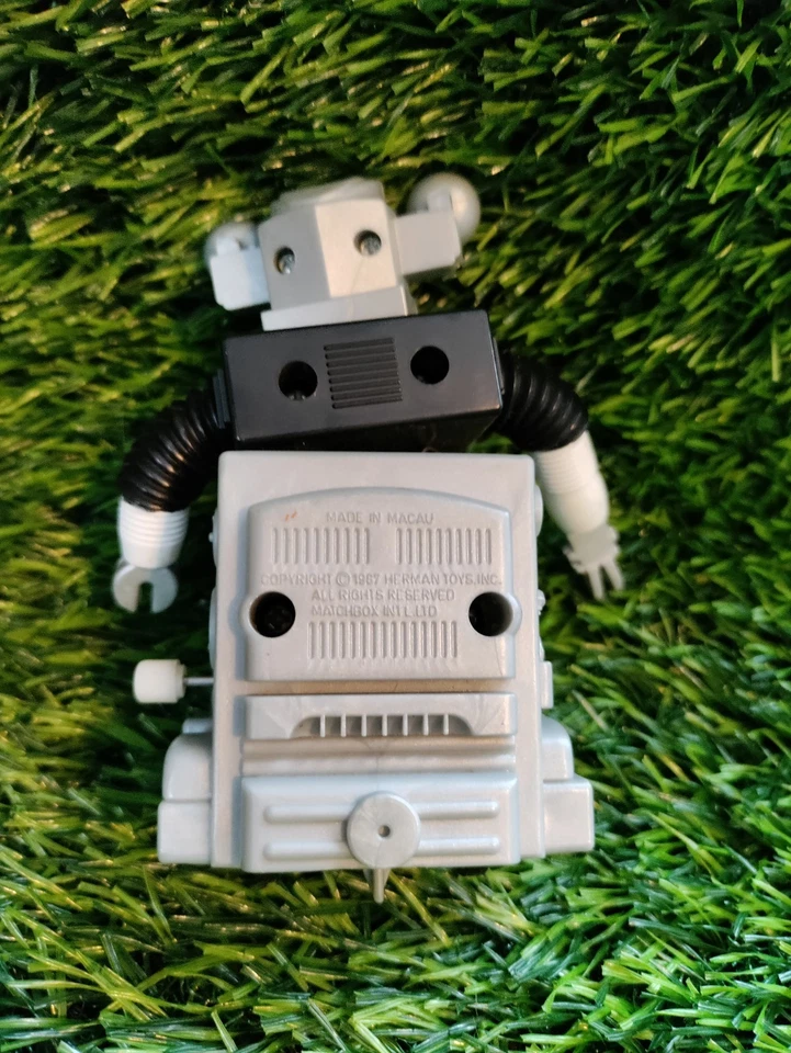 Винтаж 1987 Pee-Wee Herman's Playhouse Conky Robot Заводная Фигурка Спичечный коробок Работа - Изображение 3 из 4