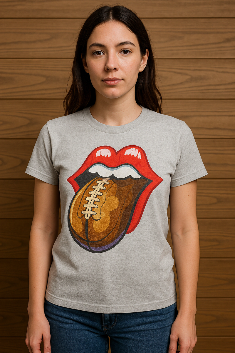 Hysteric Glamour Rolling Stones Tongue T-Shirt Gray Japan Vintage