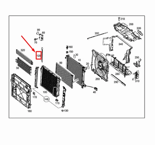 NEW MERCEDES-BENZ SLS AMG C197 AC REFRIGERANT DRYER A1978340068 GENUINE - Picture 2 of 6