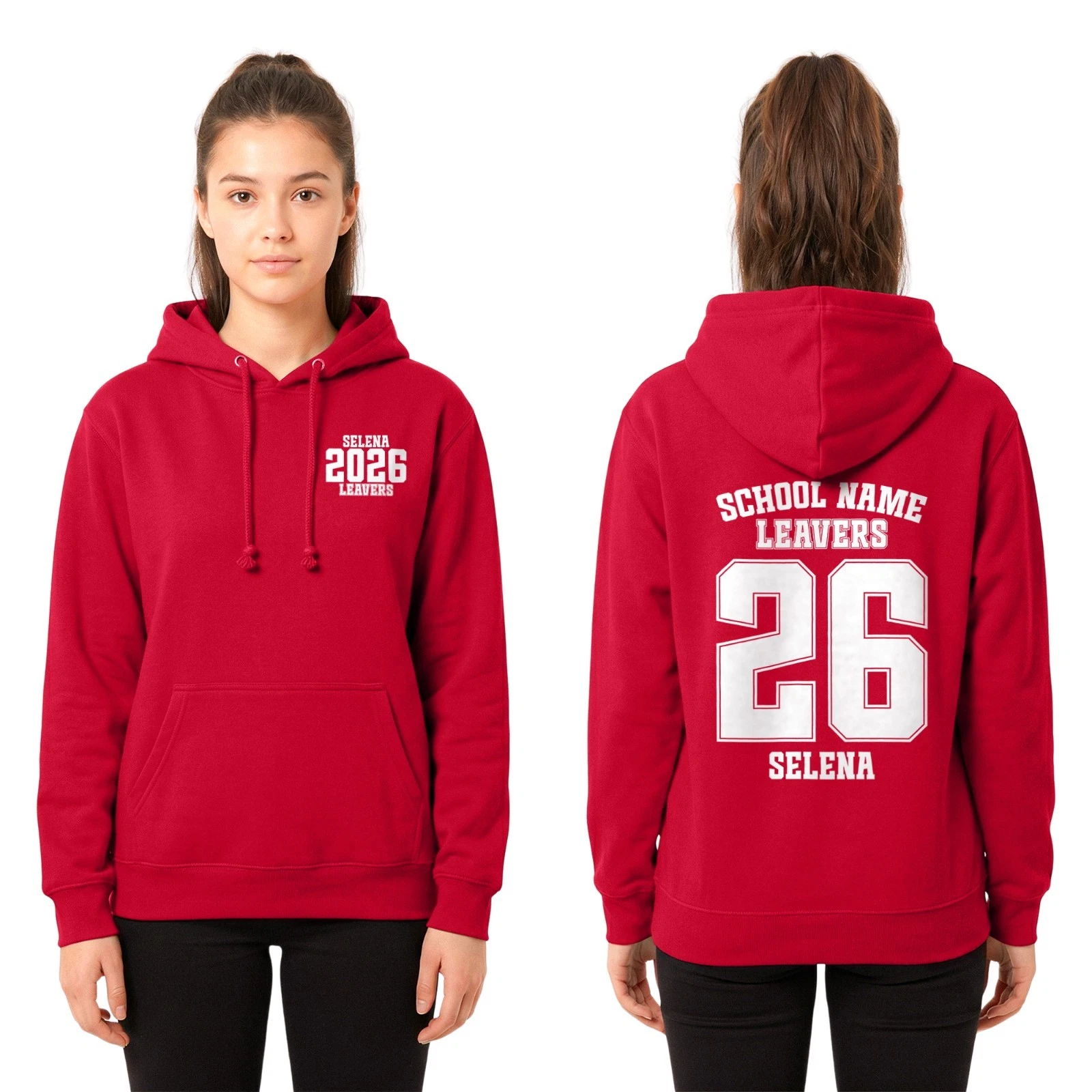 Personalised 2026 Leavers Hoodie | Custom Name & Student Names Hoodie
