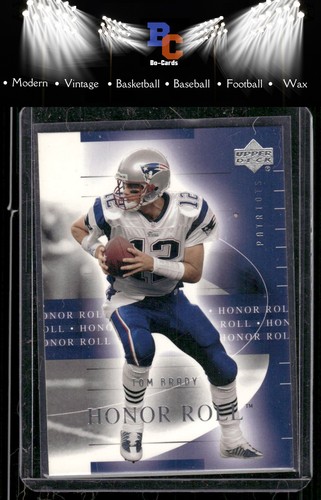 Tom Brady #34 — 2002 Upper Deck Honor Roll football card