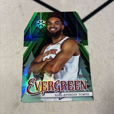2025-2026 Topps Holiday Karl-Anthony Towns #EV-KT Evergreen Insert