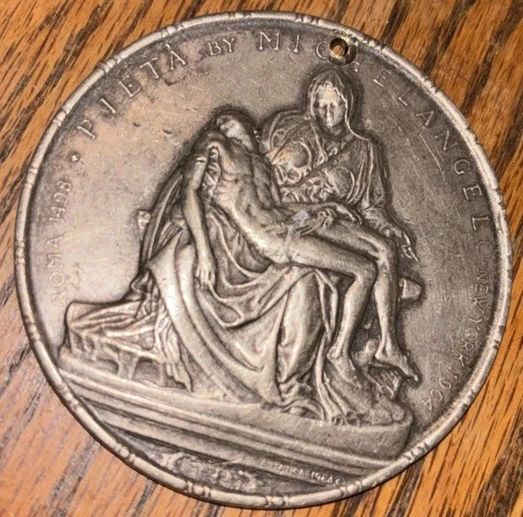 Pieta Medal In Numismatic Medals for sale | eBay