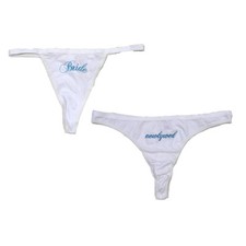 Victoria's Secret Wedding Panties I Do Bride Thong Underwear Bridal White Vs New