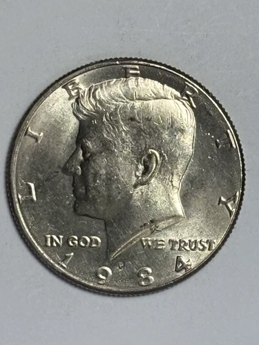 1984 Kennedy Half Dollar Philadelphia Mint AU Condition Collector Coin