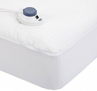 Electric Heated Warming Mattress Pad , Heat Sleep Bedding Bed White Size: Queen on sale Electric Heated Warming Mattress Pad , Heat Sleep Bedding Bed White Size: Queen on sale