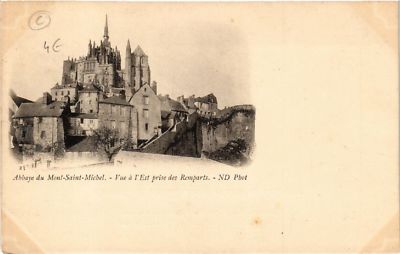 AK Le Mont St-MICHEL - Abbaye du Mont St-MICHEL - Ansicht nach Osten (632682)