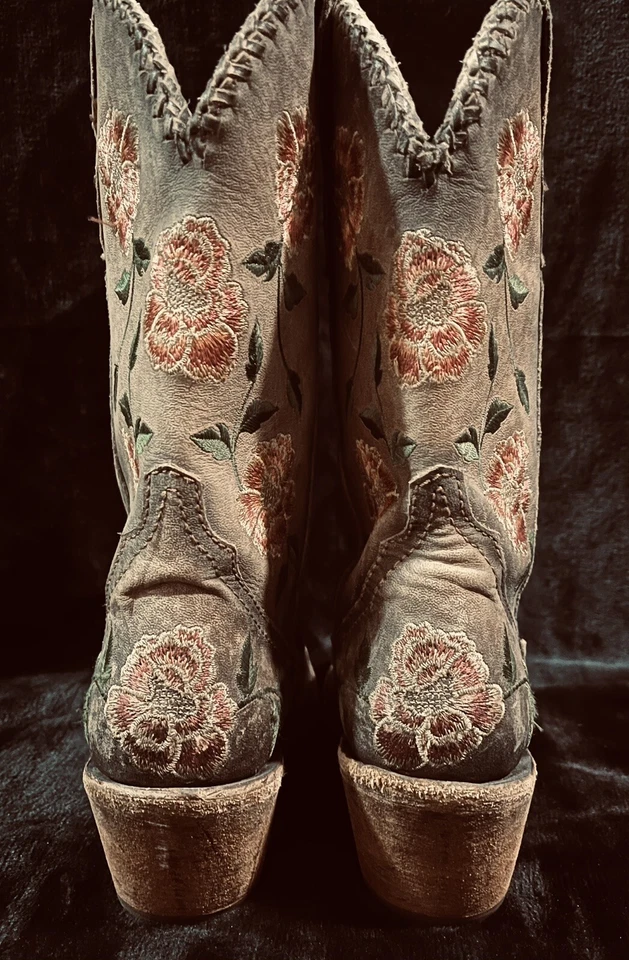 Hermosa bota Liberty negra Nina Rose Western marrón para mujer talla 7M Foto 2 de 4