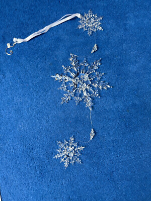 Sterne/Schneeflocken Acryl Fensterhänger Formano