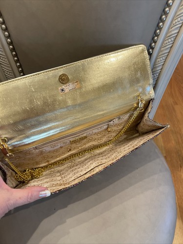 J Renee Vintage Sparkly Purse 80s Retro Shoulder Bag Nice Condition Gold Inside - Picture 6 of 10