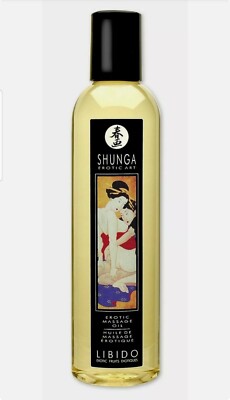 SHUNGA EROTIC ART MASSAGE MOISTURIZING OIL  EXOTIC FRUITS New 8.4oz