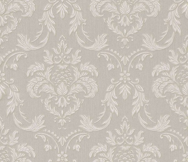 Rasch Textil Tapete Vlies Liaison 078038 Grau Hellgrau Beige Stylisch Barock-image
