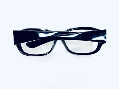 New Ralph Lauren Sunglasses Oval Fly Wrap Black Acetate 7562US 807