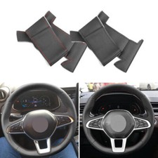 Leder Lenkrad Lenkradschoner Lenkradbezug Fit enault Clio 5 Zoe Captur 2019-2020