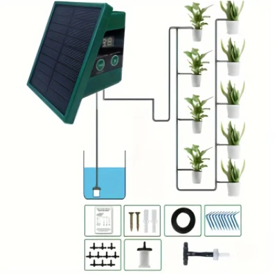 Kit Di Irrigazione Automatica Solare per Vaso Sistema Di Irrigazione Da Giardino