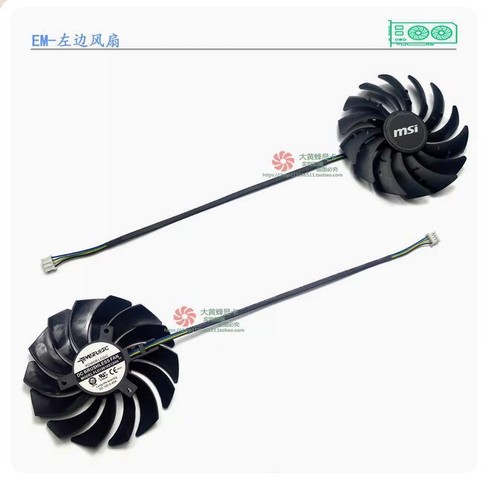 For MSI RTX3060 3060ti 3070 VENTUS 2X Graphics Card Fan PLD10010B12HH - Bild 5 von 11