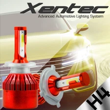 2 Pcs H4 688W 68800LM LED Hi/Lo Beam Headlight Car Bulbs iSincer White 6000K BF