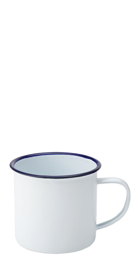 Eagle Enamel Mug With Handle For Tea Coffee 13.5Oz (38Cl) 3"" (8Cm) Pack Of 6