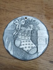 WENDELL AUGUST FORGE CHRISTMAS ORNAMENT, STOCKING, 2006, ALUMINUM