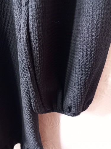 PRIMARK BLACK STRETCH DRESS - NWT - SIZE S/ UK 10-12 - KNEE LENGTH - Picture 4 of 5