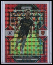 2022-23 Panini Prizm Premier League Fabio Vieira Prizms Red Mosaic #165