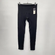 Empetua Black Leggings, Sz Large Seamless Comfort Mid-Waist Shaping