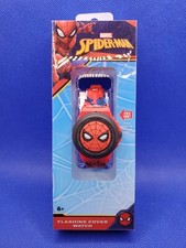 Marvel Spider-Man Flashing Cover Watch NIB Plastic Kids Super Hero