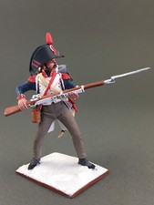 Painted Napoleonic metal figure 60 mm, French infantry in marching VID SOLDIERS