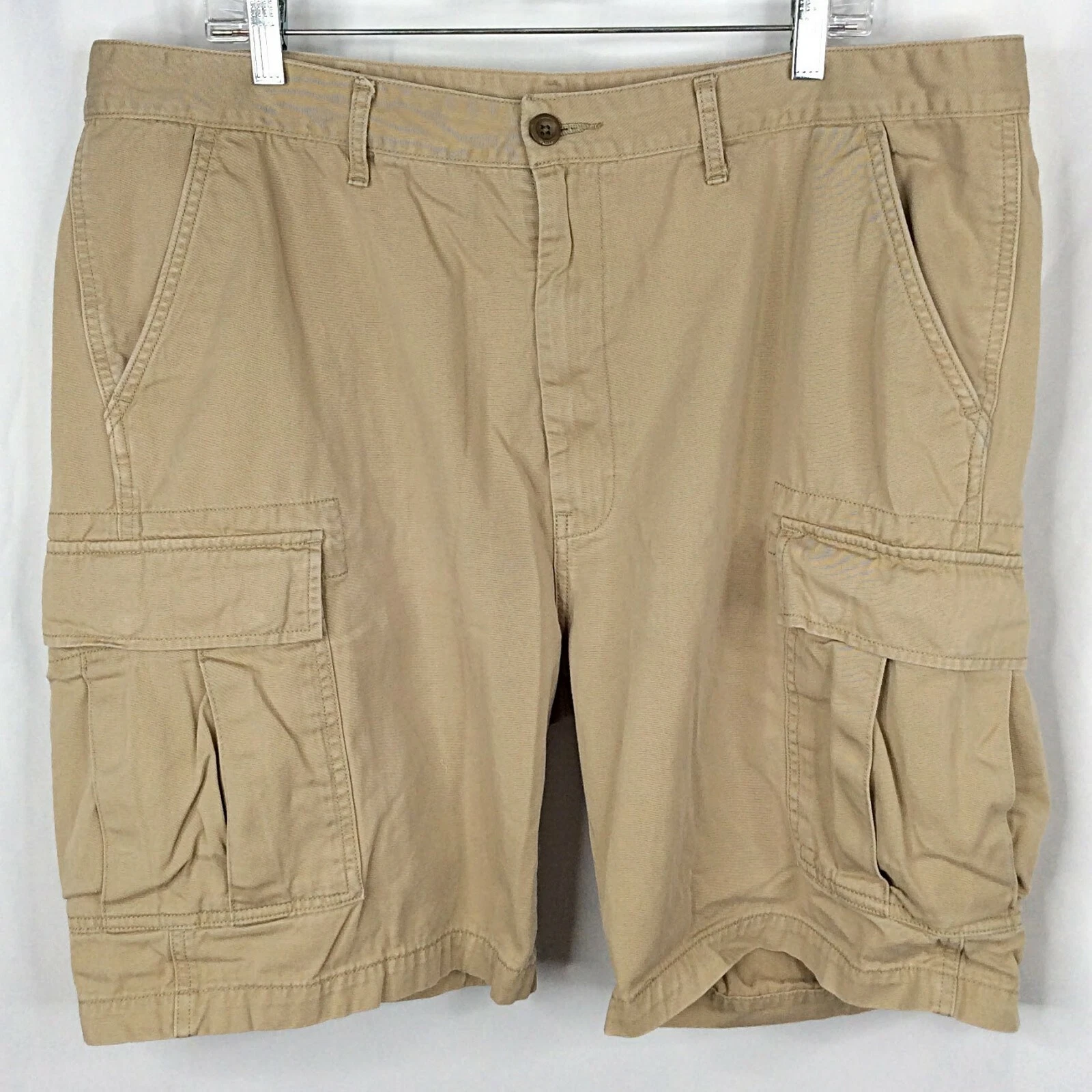 Levi's Men's Cargo Shorts Size 40 Khaki Brown 8.5" Inseam Casual Pants