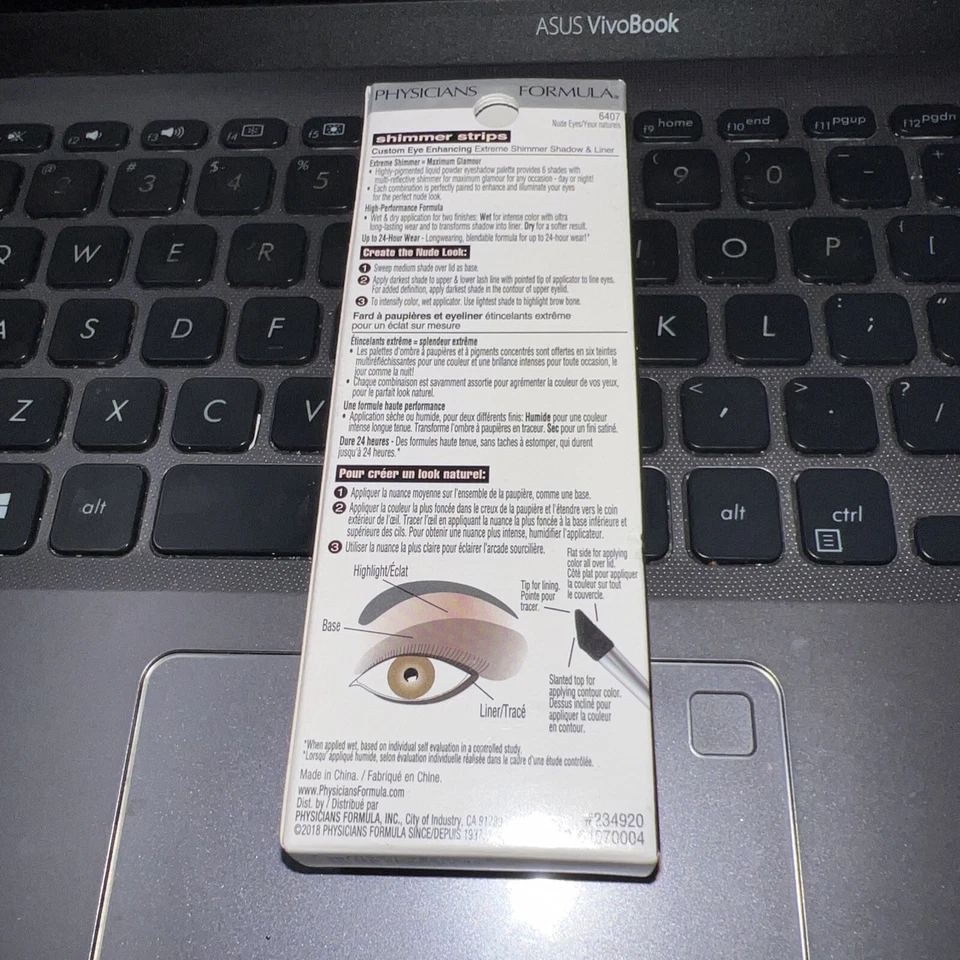 Physicians Formula Shimmer Strips 6407 Eye Enhancing Shadow Liner/Nude Eyes BIN - Image 2 of 2