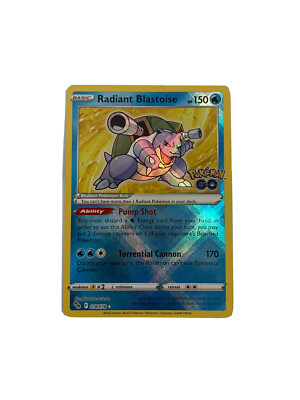 Radiant Blastoise 018/078 Pokémon GO for sale | eBay