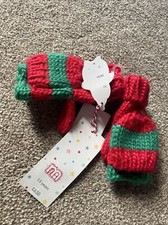 Mothercare Elf Christmas Mittens Gloves 1-3 Years