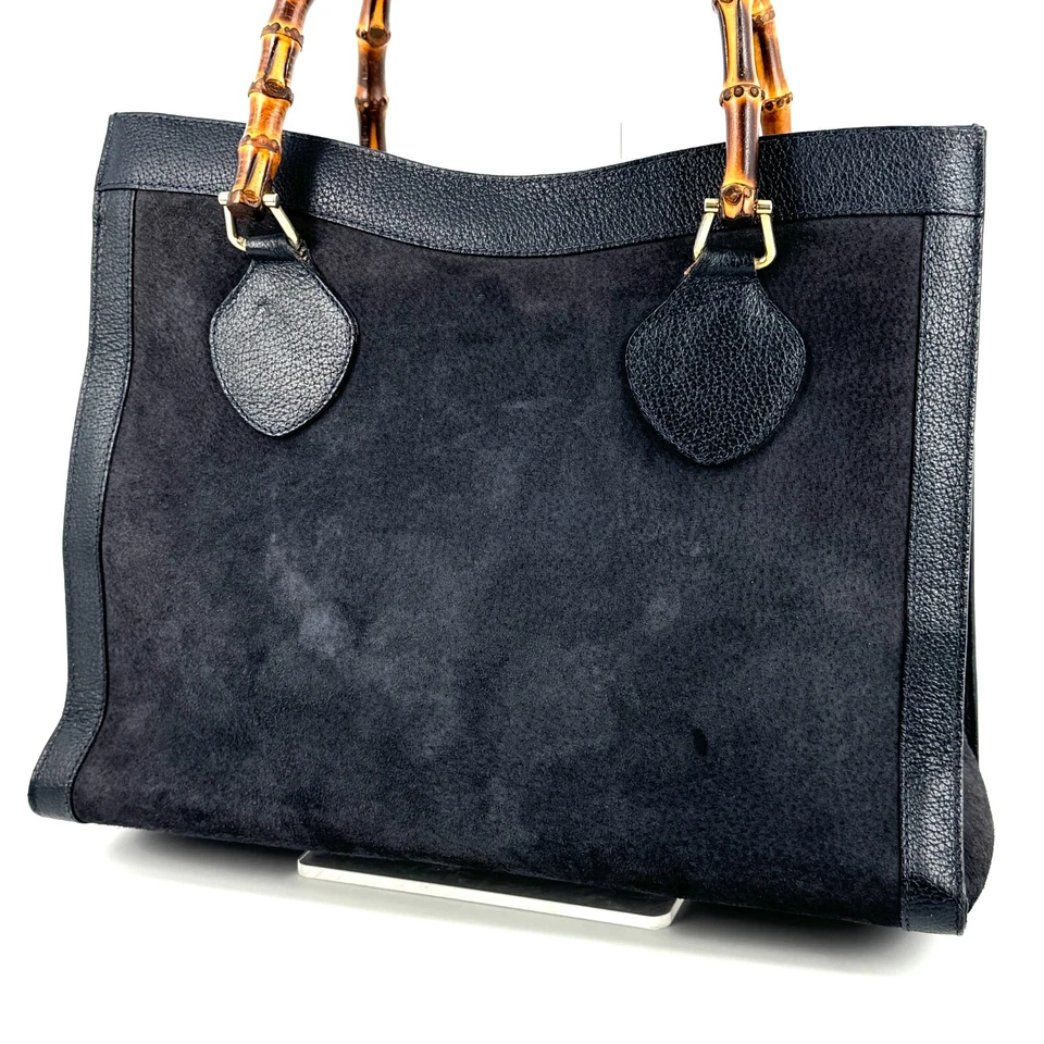 Gucci  Hand Bag Diana  Bamboo  Suede Leather Authentic 223T0214 - Image 3 of 4