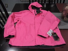 GIRLS YOUTHS Under Armour COLDGEAR HOODED STORM 3 WATERPROOF jacket YLG PINK NWT