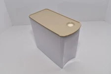 Tupperware Shelfsmart Slim Rectangular #3 Hazelnut Seal 9.5 Cups VGC