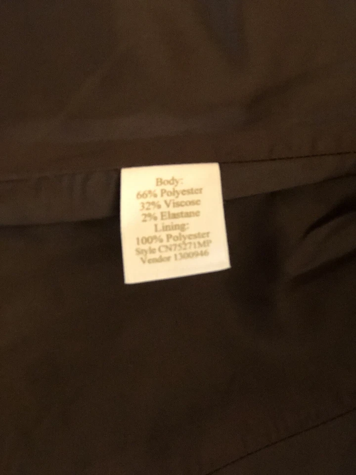 Traje Falda Caslon Marrón Talla 12 Foto 3 de 4