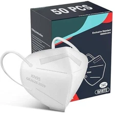 50 paquetes de mascarillas KN95 de seguridad con filtro de 5 capas 50 unidades.