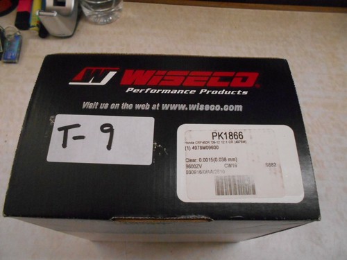 WISECO PISTON KIT STD FITS HONDA CRF450R 2009/2012 PK1866 - Picture 8 of 9