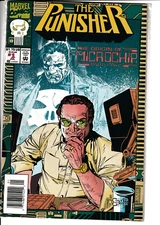 1993 The Punisher The Origin of Microchip #1 "Marvel Comics" Comic Book