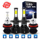For Honda Civic del Sol 1993-1997 Led Headlight High/Low Beam + Fog Light Bulbs (For: Honda)