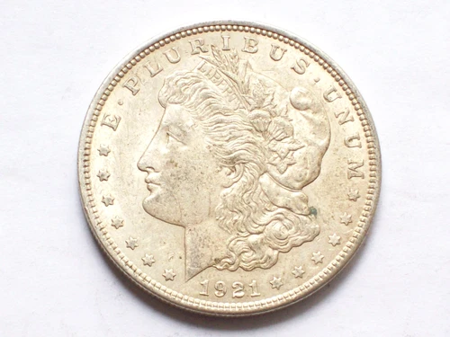 1921 P MORGAN SILVER DOLLAR 90% SILVER LAST YEAR  XF/AU