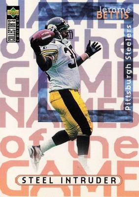 Jerome Bettis 1997 Collector's Choice Names of the Game #85