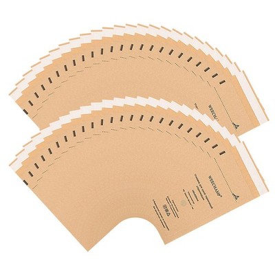 100pcs Clean Kraft Paper Pouches, Disposable Disinfection Sterilize Bag Nails Eq