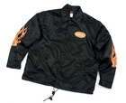 Men's VON DUTCH California Black Lightweight Casual Bomber Jacket Size M/L