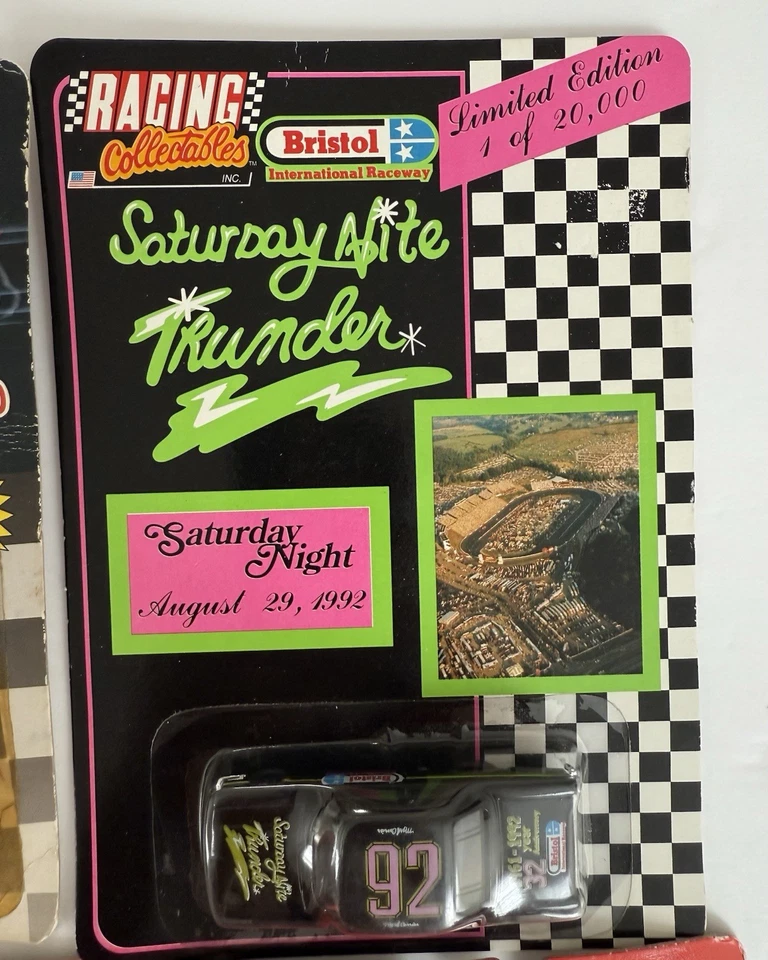 LOTE DE 8 COCHES DIECAST NASCAR 1989-'98 1/64 Petty Rudd Foyt Elliott Foto 4 de 4