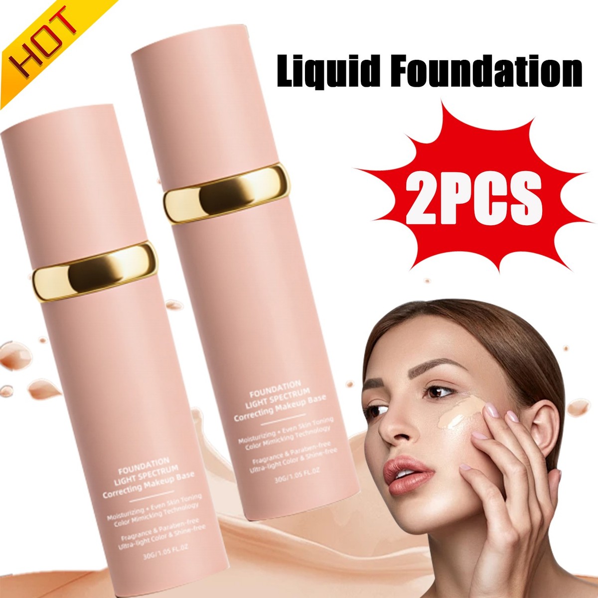 2026 4 in 1 Biomimic Foundation Light Spectrum by Lanisty SPF 50