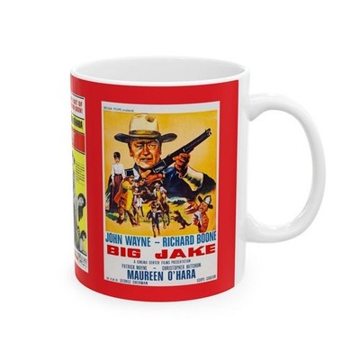John Wayne & Maureen O Hara Mug   Classic Western Film Coffee Cup  11oz