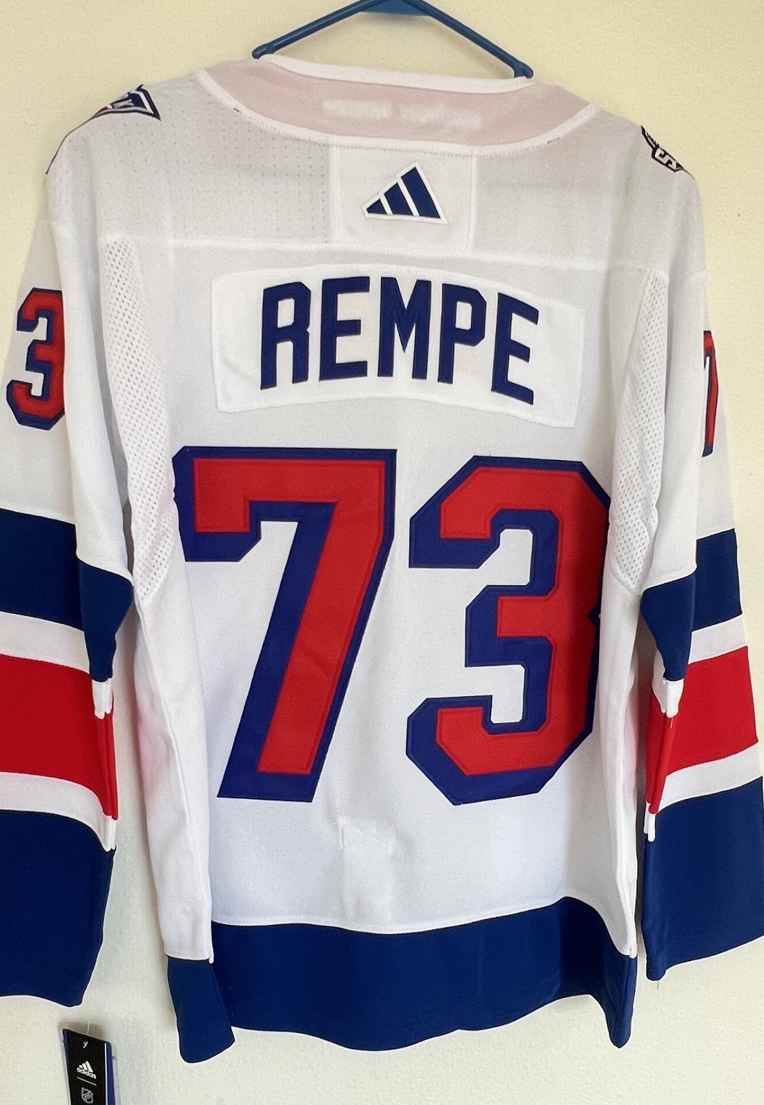 New York Rangers #73 Matt Rempe Stadium Series Men's Hockey Jersey Size M - 50