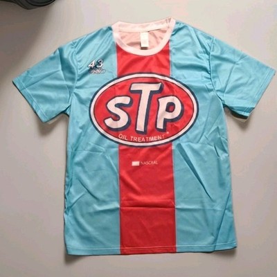 STP Racing Team Men's Blue Size L Large New Double Sided Red 