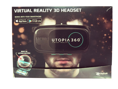ReTrak Utopia 360 Virtual Reality 3D VR Headset for Smartphone iOS Android
